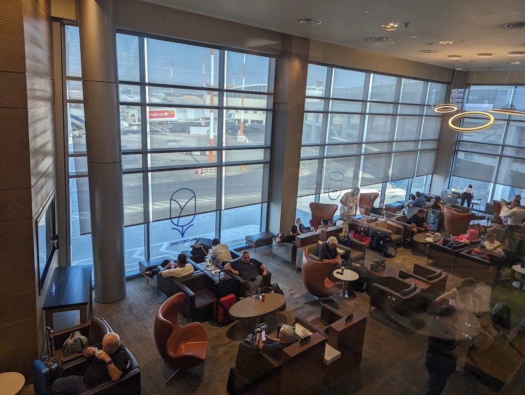 El Al King David Lounge TLV T3